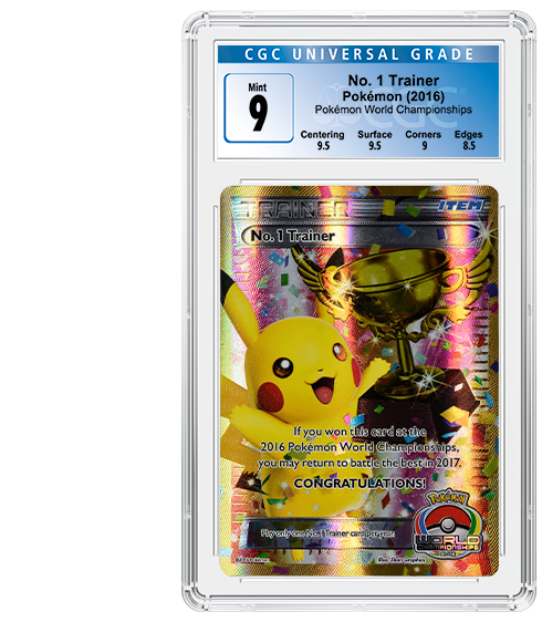 Pokemon Trading Card in a CGC Holder