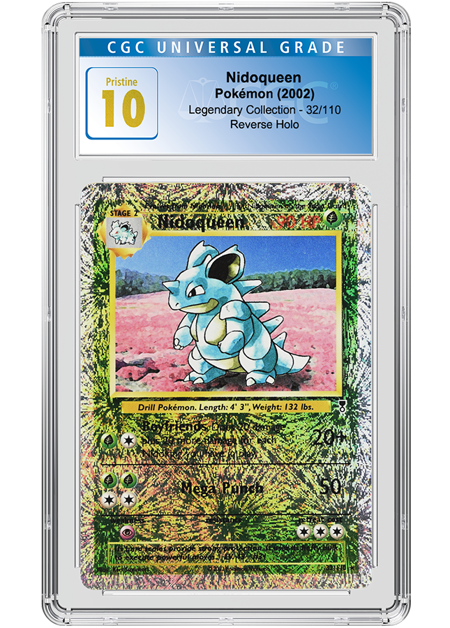 Nidoqueen Legendary Collection â€“ Reverse Holo Perfect 10